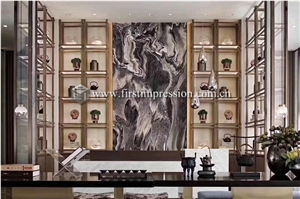 Landscape Painting Marble Slabs for Backgroud Wall