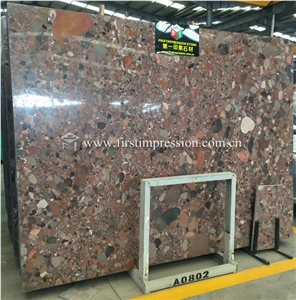 Seven Colorful Pearls Granite Slabs for Decoration