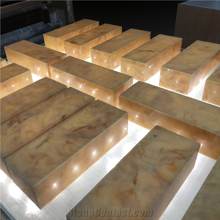 Alabaster Acrylic Light Box for Furniture