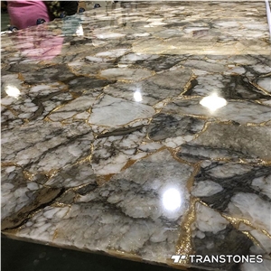 Artificial Alabaster Granite Slabs Stone