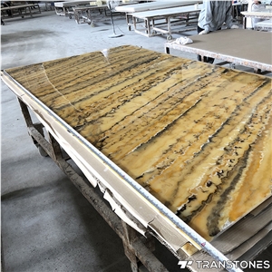 Artificial Alabaster Stone Tiles Slabs