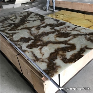 Artificial Stone Panels Slabs Onyx