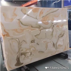 Backlit Artificial Onyx Alabaster for Home Walls