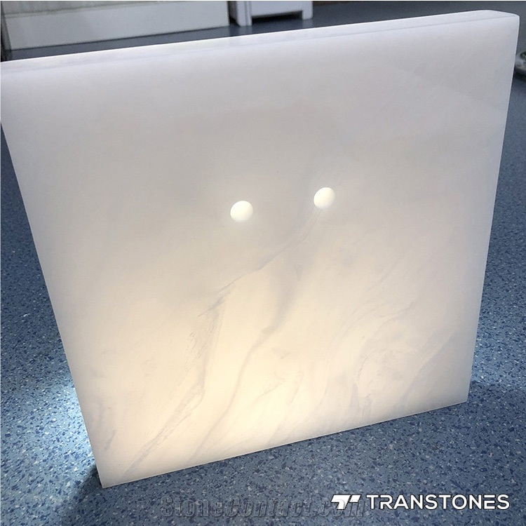 Backlit Customize Countertop Faux Alabaster for Homes