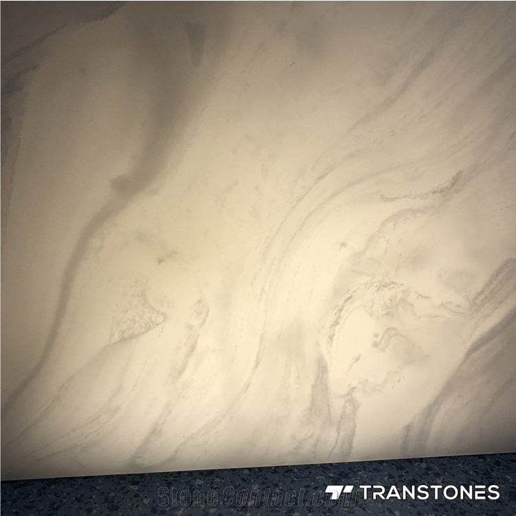 Backlit Customize Countertop Faux Alabaster for Homes