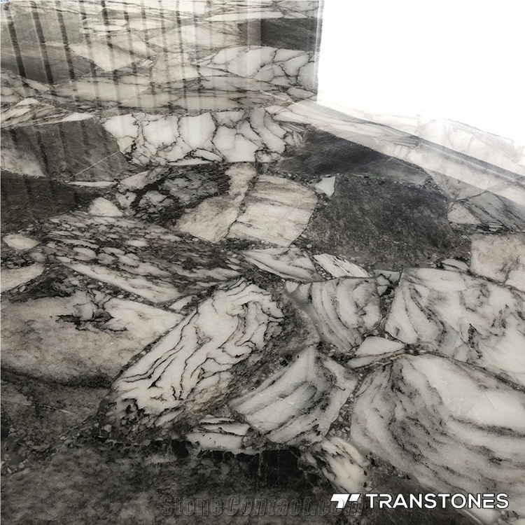 Crystallized Artificial Stone Walling Tile Slabs