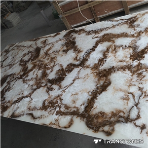 Crystallized Stone Artificial Slabs Wall Tiles