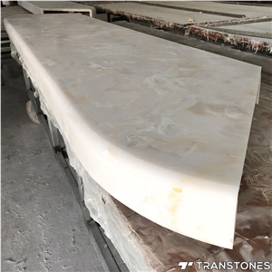Customized Translucent Polished Onyx Bar Counter