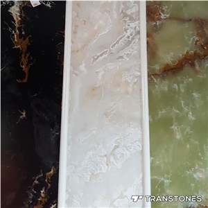 Hot Sale Translucent Polished Faux Alabaster Wall Panel