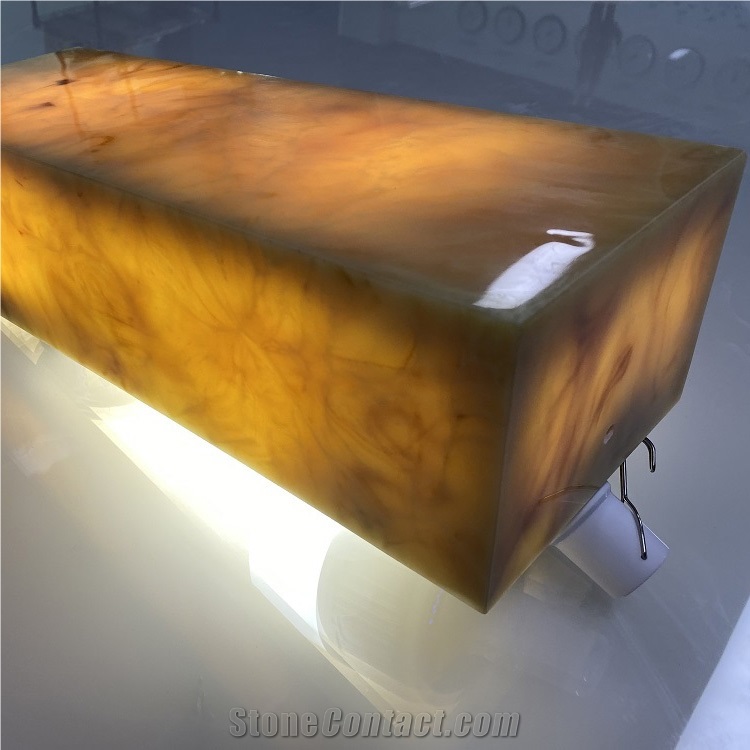New Designed Translucent Alabaster Lighting Box