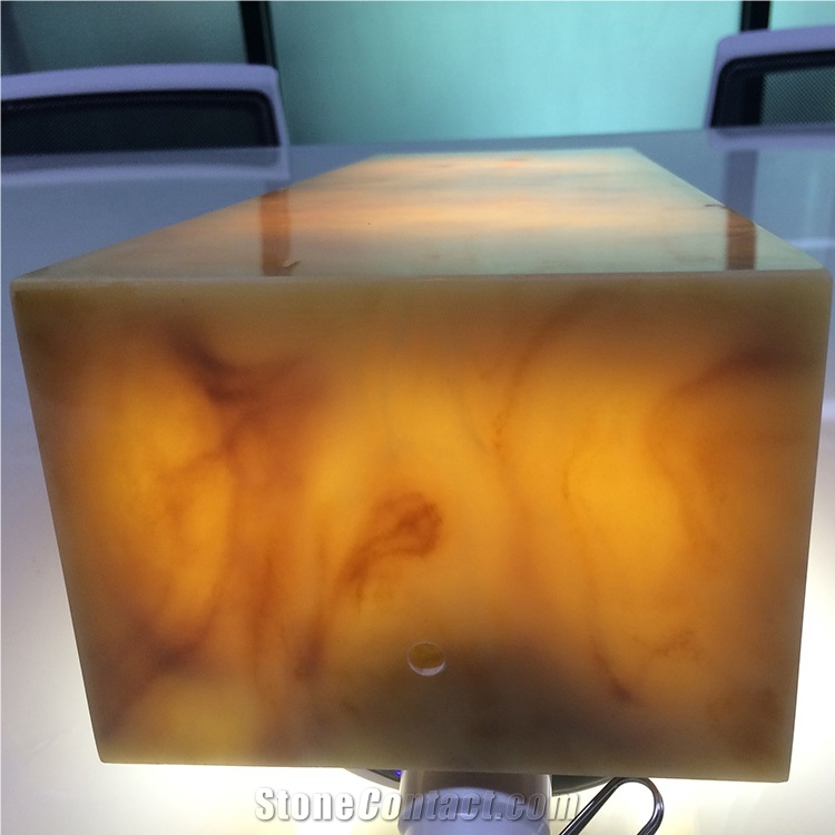New Designed Translucent Alabaster Lighting Box