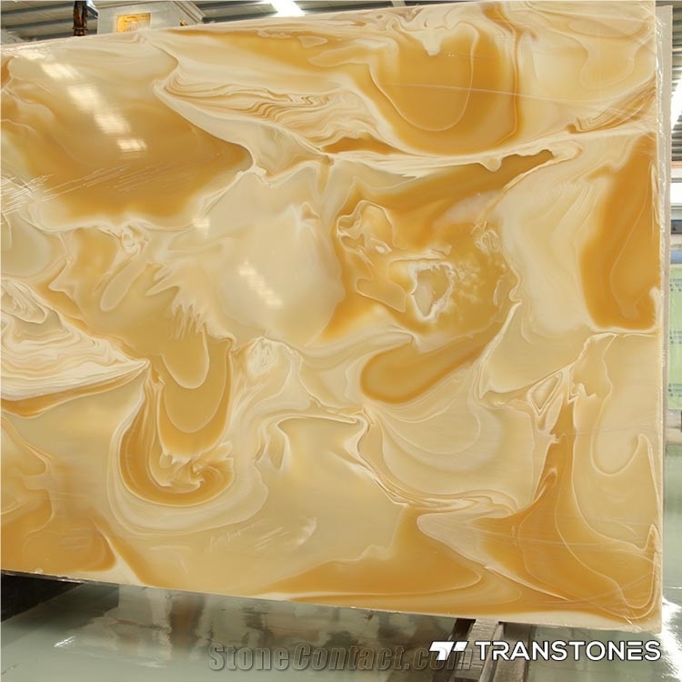 Translucent Onyx Stone for Reception Counter