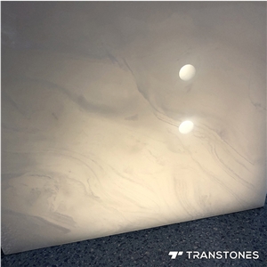 White Alabaster Artificial Onyx for Table Top
