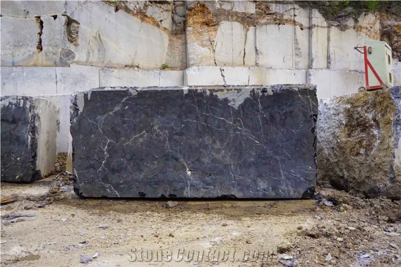 Black Marmara Marble Blocks-Quarry Owner