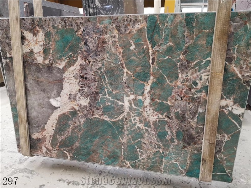 Brazil Amazon Green Quartzite Slab Tiles Walling