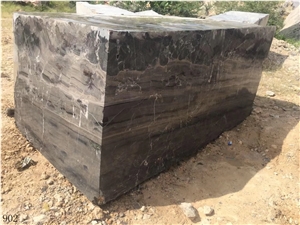 Cappuccino Brown Marble Quarry Block Raw Rock