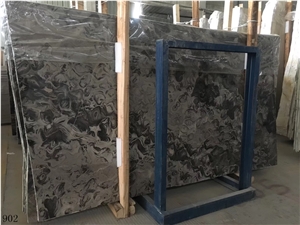 Cappuccino Brown Marble Quarry Block Raw Rock