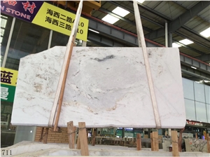 China Alexander White Marble Slab Tiles