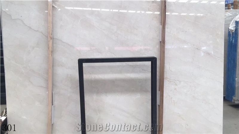 China Angel Beige Marble Slab Tiles Walling Use