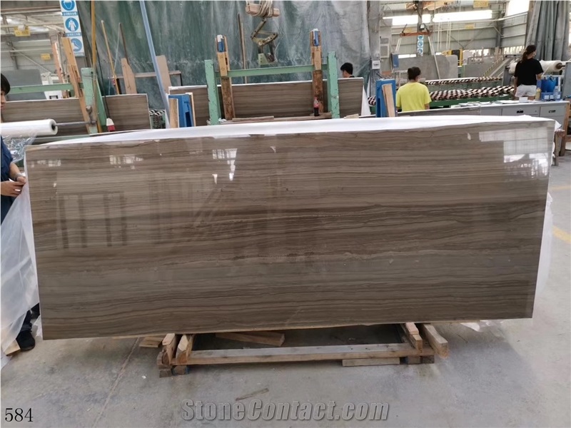 China Coffee Wood Grain Brown Marble Royal Wooden