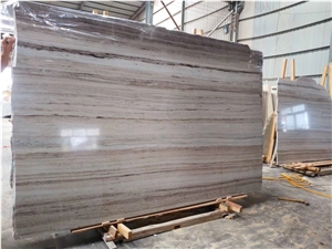 China Crystal Wood Marble Wall Cladding Tiles