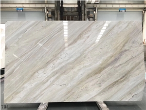 China Earl White Marble Slab Tiles Wall Cladding