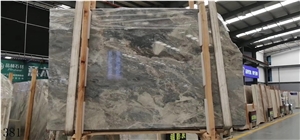 China Multiclor Grey Marble Slab Wall Floor Tiles