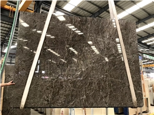 China Oman Grey Marble Slab Tiles Flooring Use