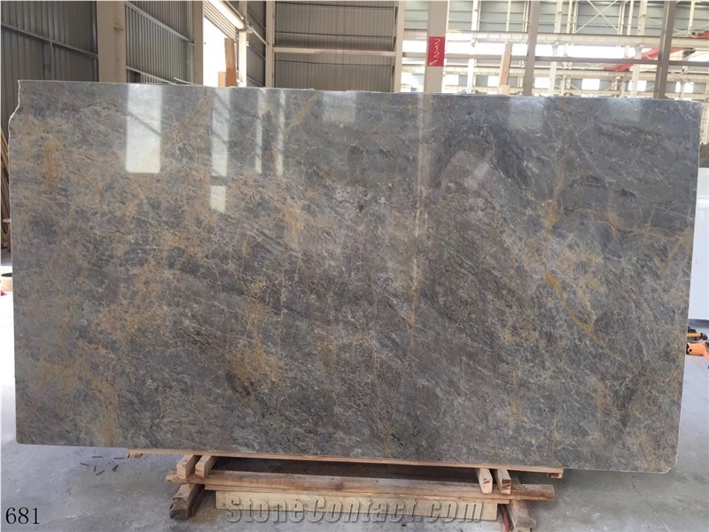 China Provence Grey Marble Slab Tiles Floor Use