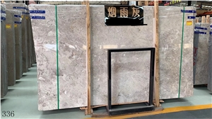 China Rino Grey Marble Slab Tiles Walling Flooring