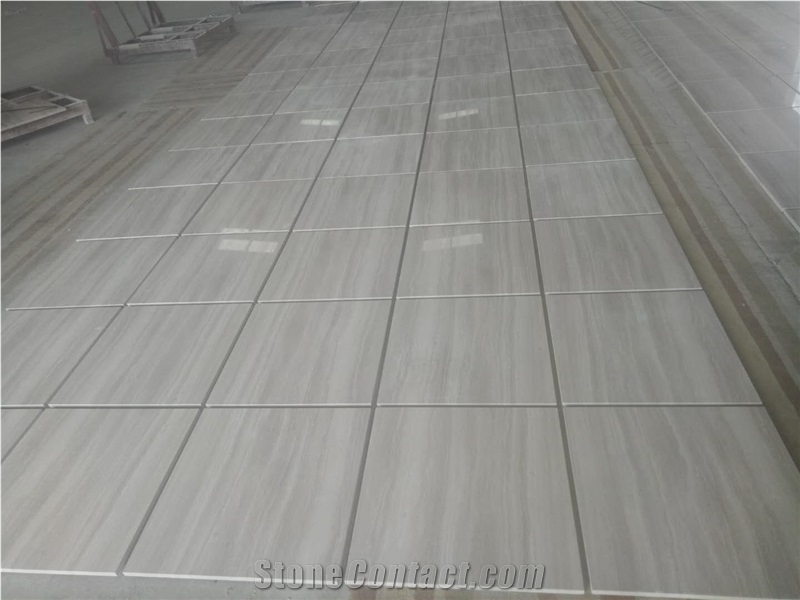 China Wooden White Slab Tiles Marble Wall Tiles