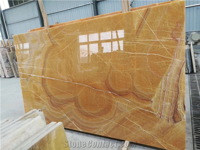 China Songxiang Huang Jade Resin Yellow Onyx Wall Decorate