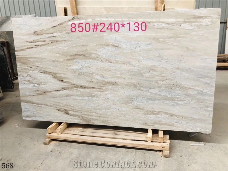 Hebei Crystal Wooden Vein Marble Slab Tile Floor