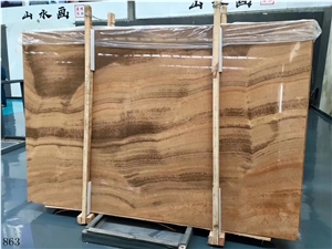 Imperial Wood Vein Marble Royal Wooden Yellow Slab