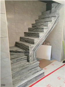 Iran Megean White Marble Slab Tiles Walling Use