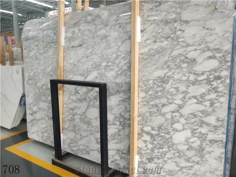 Italy Arabescato Marble Slab Tiles Wall Cladding