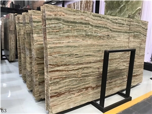Pakistan Bamboo Jade Tiles Slab Wall Cladding Use