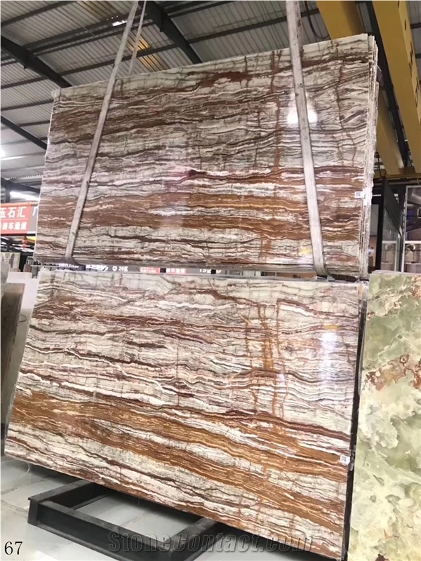 Pakistan Gold Vein Onyx Slab Tiles Wall Caldding