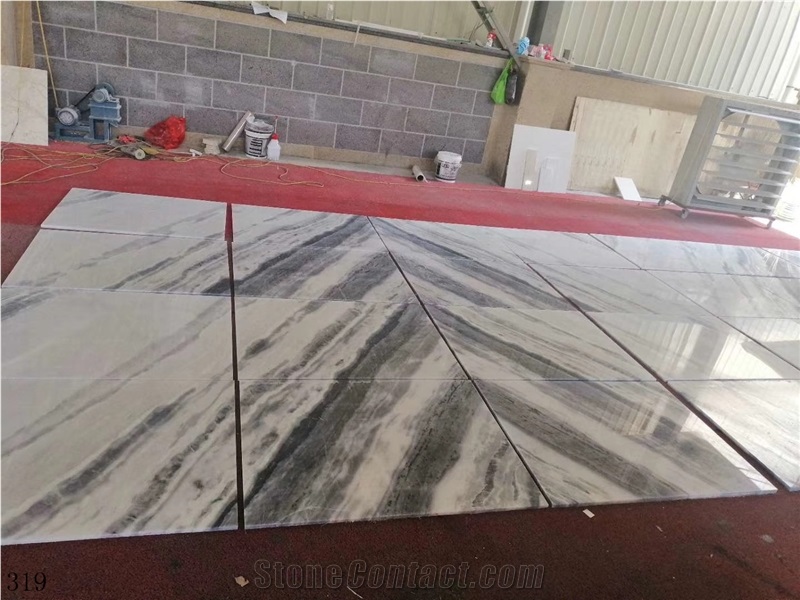 Portugal Pele Tiger Marble Slab Tiles Walling Use