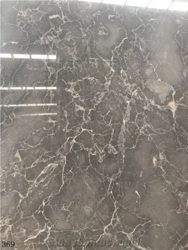 Royal Gray Marble With White Vein Tiles For Bathroom