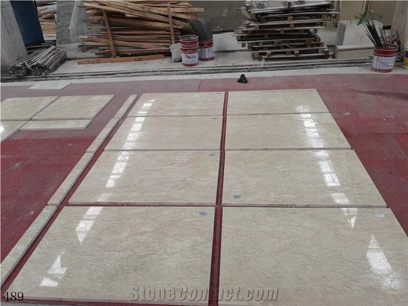 Turkey Monet Beige Marble Slab Wall Floor Tiles