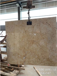 Turkey Yellow Golden River Marble Slab in China