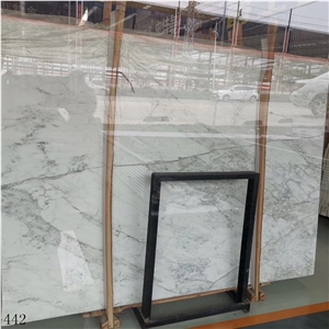 White Jade Black Vein Marble Wall Floor Tile