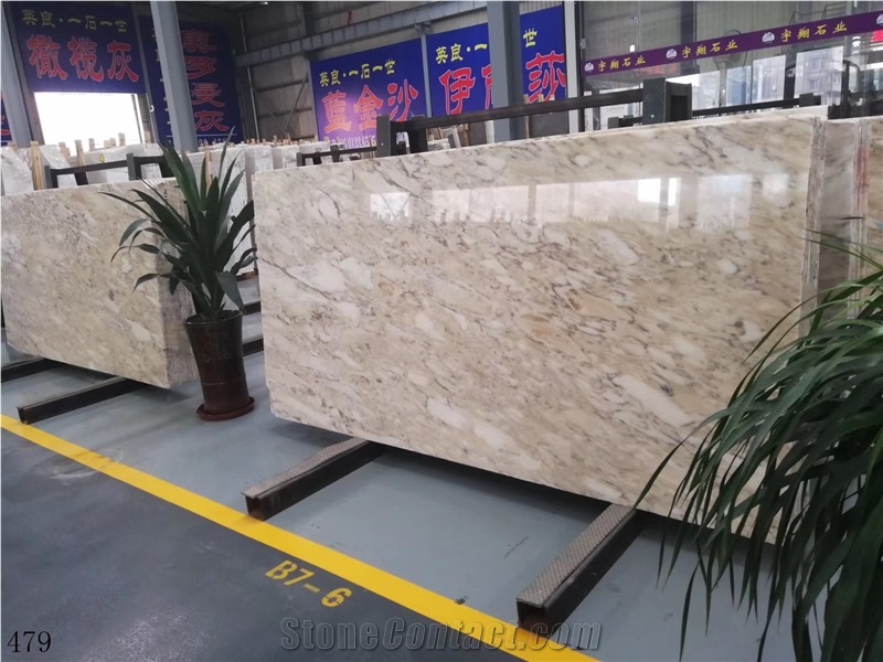 Winter Palace Imperial Jade Marble Yellow Slabs