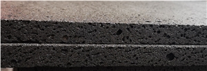Chinese Black Lava Stone Tiles & Slabs