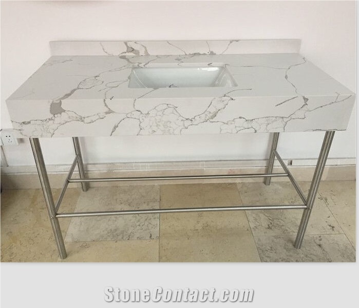Bathroom Quartz Vanity Tops And304 Stainless Steel