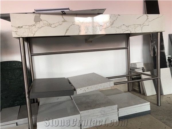 Quartz Top and Bottom Stone Design Stainless Steel