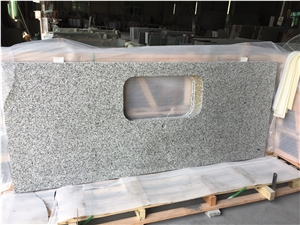 Blanco Taupe Granite Prefab Kitchen Countertops