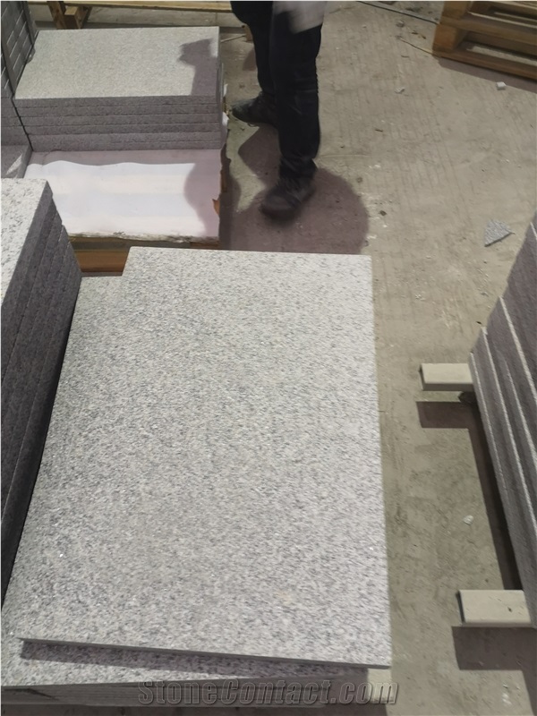 G603 Sesame White Flamed Granite Tiles 600x300mm
