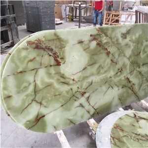 Ancient Green Onyx Tabletops